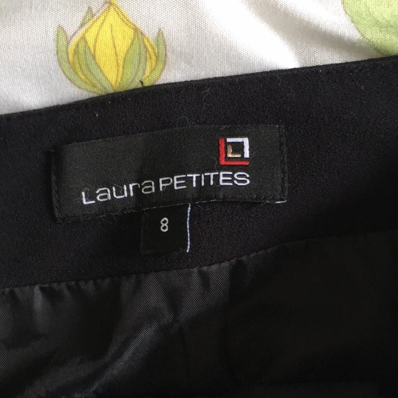 Laura black lined skirt - Picture 5 of 8